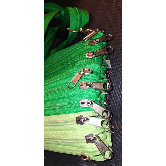 Cupcakes & Cartwheels Ombre Green Zipper Purse With Adjustable Strap Unique - Picture 4 of 8